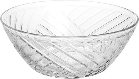 Large Multipurpose Crystal Clear Glass Serving Bowl 9 Inch 71 Oz Amazon Ca Home