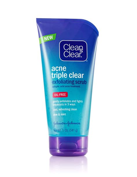 Acne Triple Clear™ Exfoliating Face Scrub | CLEAN & CLEAR®