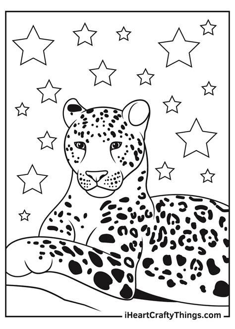 Jaguar Coloring Sheet