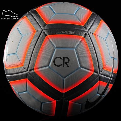 Bóng Nike Ordem Cr7 Wolf Grey Total Crimson Silver Sc3041 012