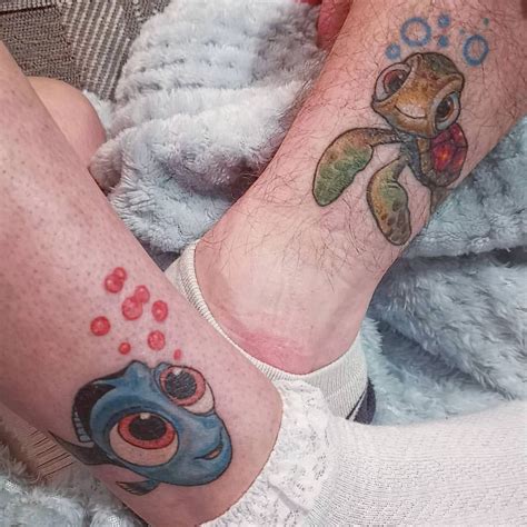80 Disney Couple Tattoos That Prove Fairy Tales Are Real Disney Inspired Tattoos Disney