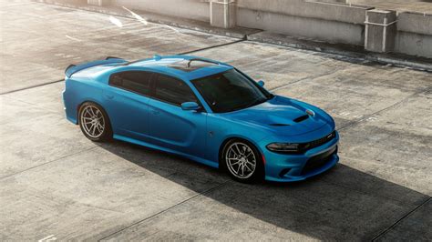 Blue Dodge Charger Hellcat 4k 5k Wallpapers Hd Wallpapers Id 30337