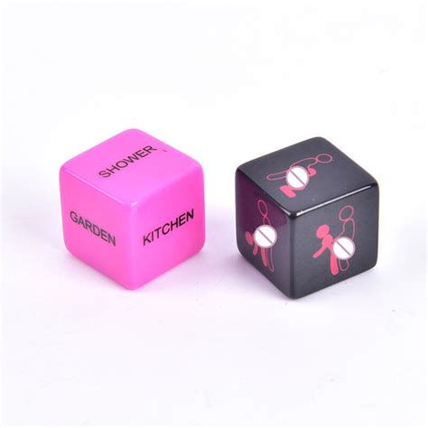 fashion 2 pcs letters sex dice fun sexy posture couple lovers humour game toy adult erotic love