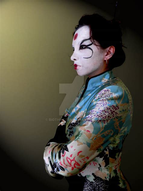 Kabuki Inspired Portrait By Biothief On Deviantart