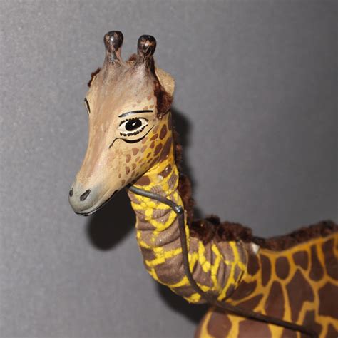 Giraffe Puppet On Custom Stand J Compton Gallery