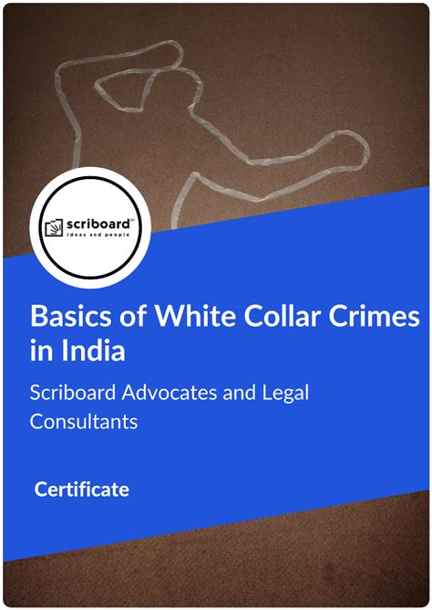 Certificate In Basics Of White Collar Crimes In India