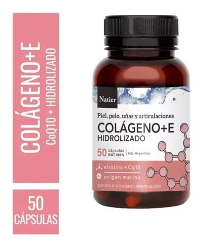 Natier Colágeno Vitamina E Con Coenzima Q10 50 Cápsulas