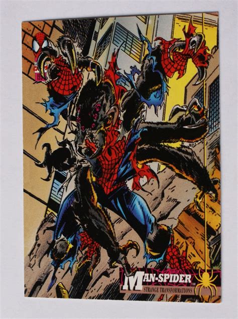 Amazing Spider Man 1994 Base Trading Card 22 Man Spider B Fleer