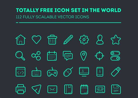 112 Free Vector Icons And Font Graphicsfuel