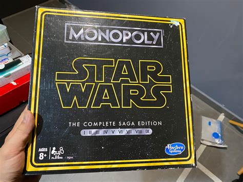 Star Wars Monopoly Complete Saga Edition Hobbies And Toys Toys