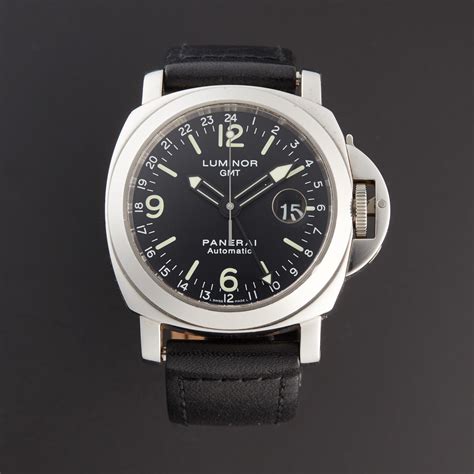 Panerai Luminor Gmt Automatic Pam00063 Pre Owned Outstanding