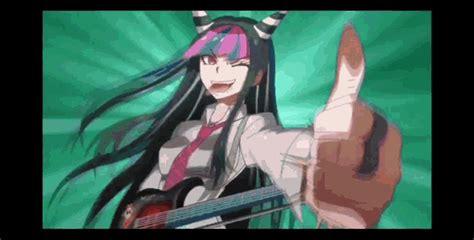 Ibuki Mioda Dangan Ronpa  Ibuki Mioda Dangan Ronpa Thumbs Up 