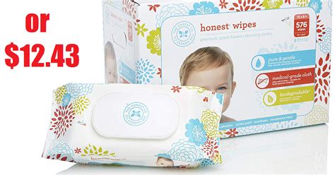 576ct The Honest Company Honest Company Baby Wipes Fragrance Free 15