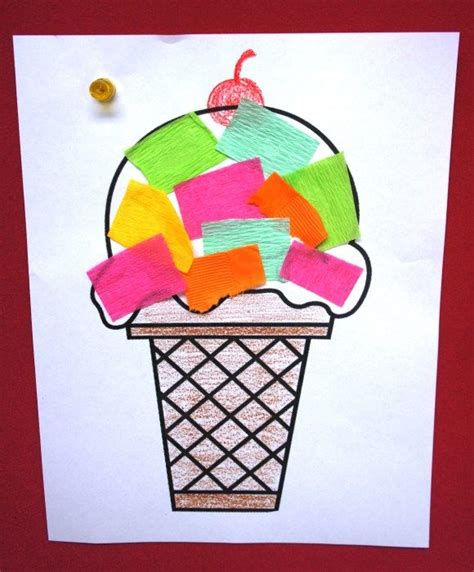 Ice Cream Cone Craft Crafty Pinterest