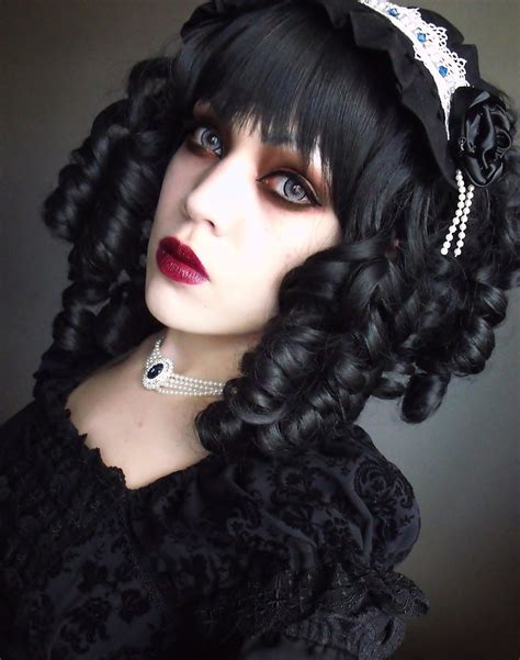 Elegance In Darkness Photo Gothic Hairstyles Goth Beauty Victorian