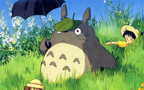 Ap13 Totoro Art Cute Anime Illustration Wallpaper