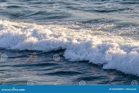 Close Up Shot Of Foamy Sea Waves Stock Image Image Of Close Breeze