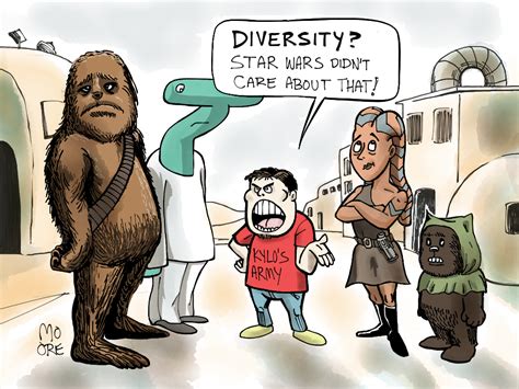 Star Wars Diversity Mooretoons