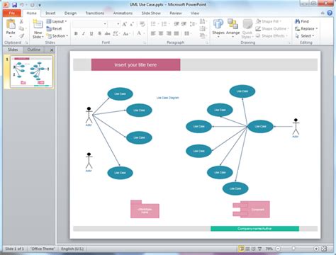 Uml Diagram Templates For Powerpoint Edraw