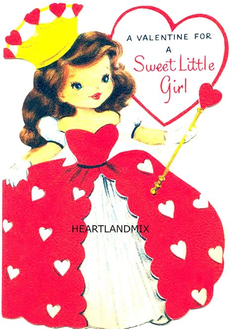 Vintage Valentine Card Download Art Graphic Image Printable Etsy