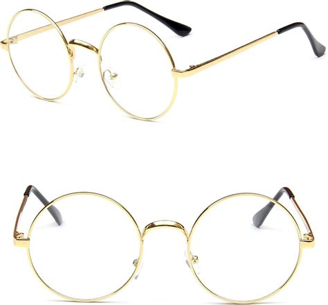 nuni classic metal wire frame round eyeglasses small size