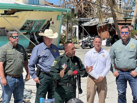 Lee County Sheriff Warns Zero Tolerance For Looting After Ian