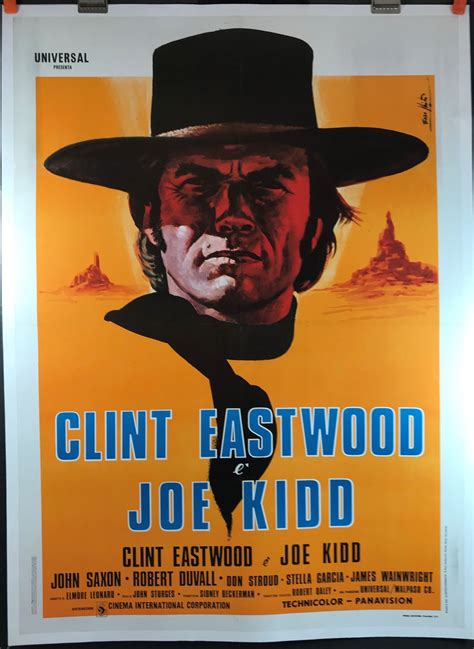 Joe Kidd Original Clint Eastwood Western Movie Poster Original