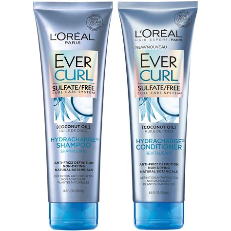 L Oréal Paris Hair Care Evercurl Sulfate Free Shampoo And Conditioner Kit Hydrates Softens
