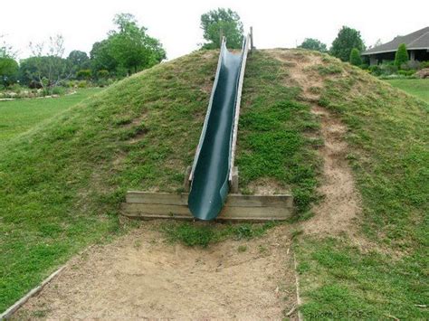 The Learning Landscape Playground Hills And Embankment Slides