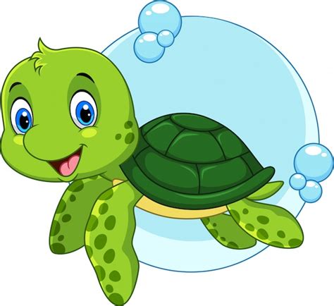 Cute Cartoon Baby Sea Turtle Svg Free Svg Images