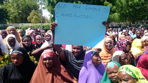 Gwoza Survivors Protest Boko Haram Massacre Govt Negligence Premium Times Nigeria