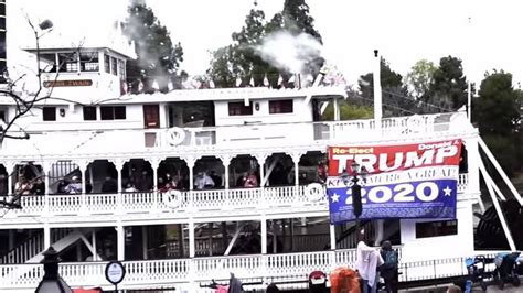 man banned from disney parks after repeatedly displaying trump signs nz herald