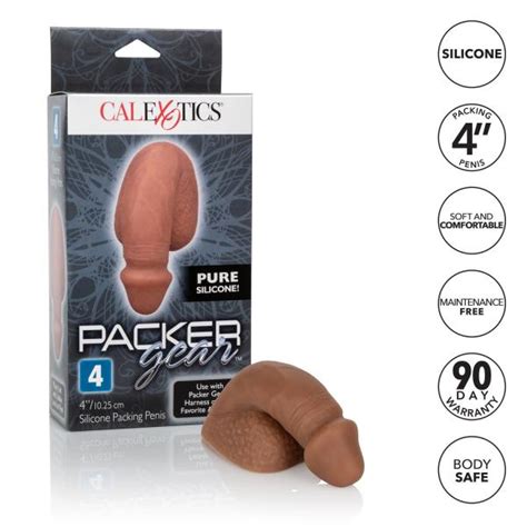 Packer Gear 4 Inches Silicone Packing Penis Brown On Literotica