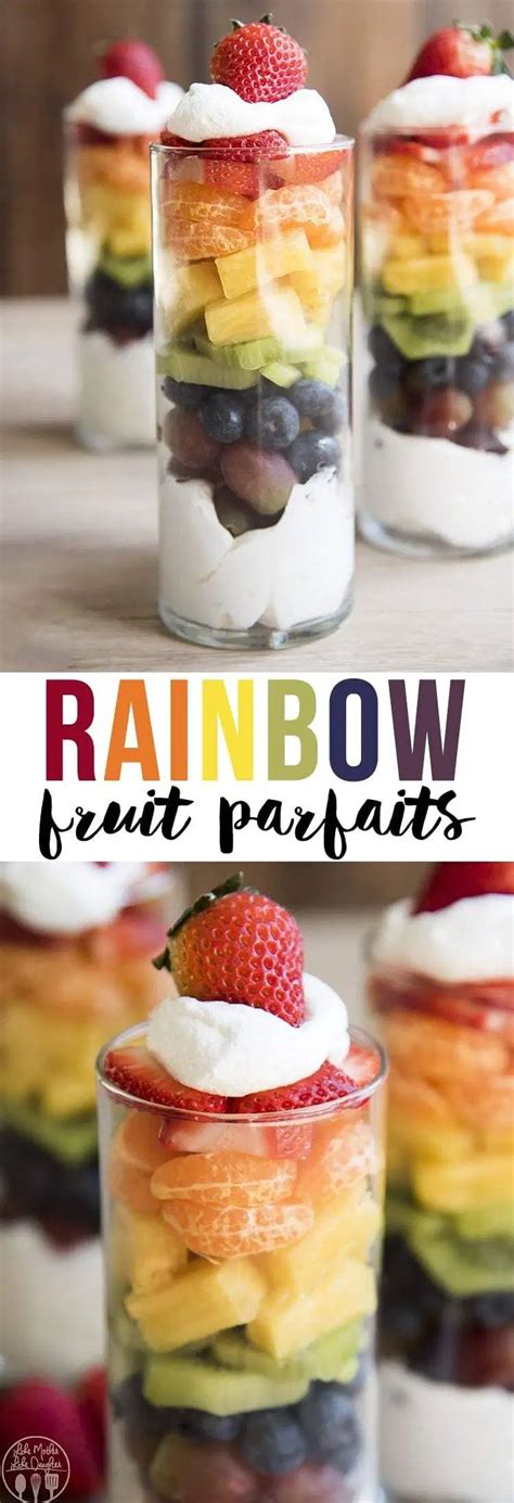 Rainbow Fruit Parfaits Recipe Fruit Parfait Rainbow Fruit Fruit