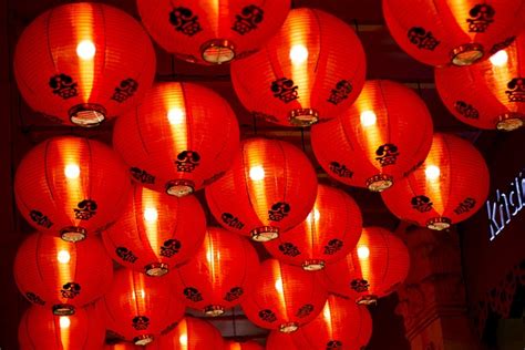 Chinesische Laternen Lichter Kostenloses Foto Auf Pixabay