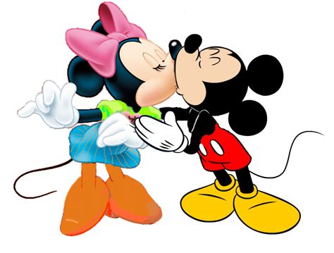 Mickey And Minnie Kissing Imagui