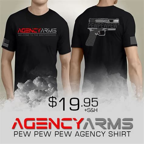 Pew Pew Pew Agency Shirt Agency Arms Welcome To The Brotherhood
