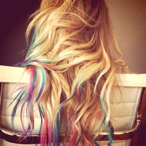 This Is So Cute Lauren Conrads Hair Tie Dye Hair Dip Dye Hair