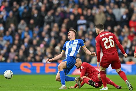 brighton beat holders liverpool 2 1 in fa cup