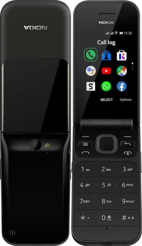 Nokia 2720 Flip Black Dualsim 4g 2 8 1 3 2mp Smartphone Achat And Prix Fnac