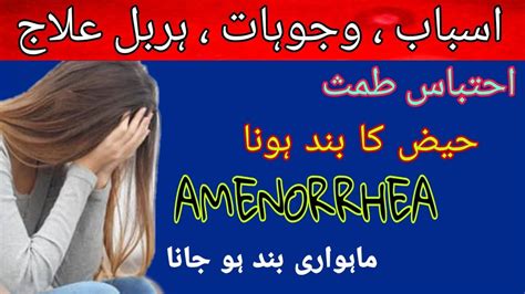 Menopause Amenorrhea