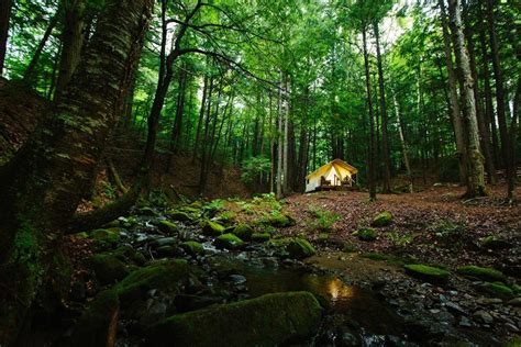 Luxury Camping Is Explored At Orenda In Adirondack State Park Ny