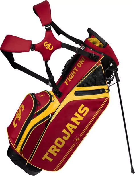 Team Effort Usc Trojans Caddie Carry Hybrid Bag Golf Galaxy