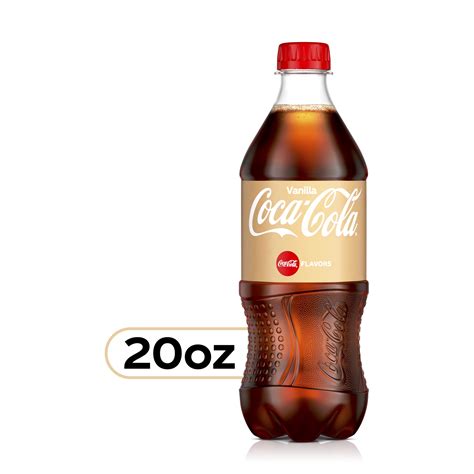 Coca Cola Vanilla Soda Pop 20 Fl Oz Bottle