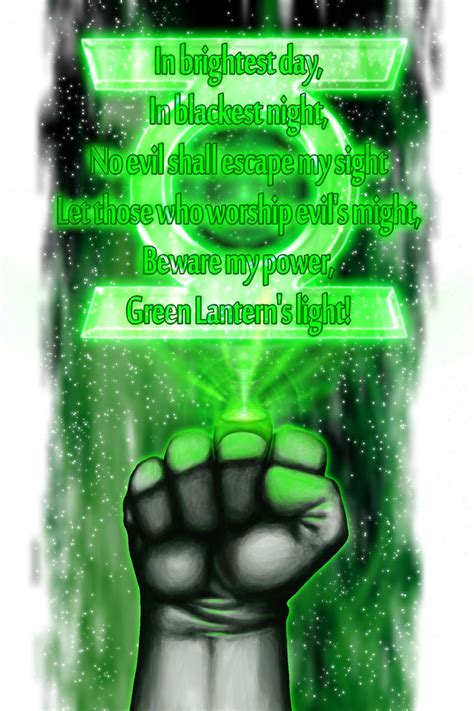 Green Lantern Oath By Halwilliams On Deviantart