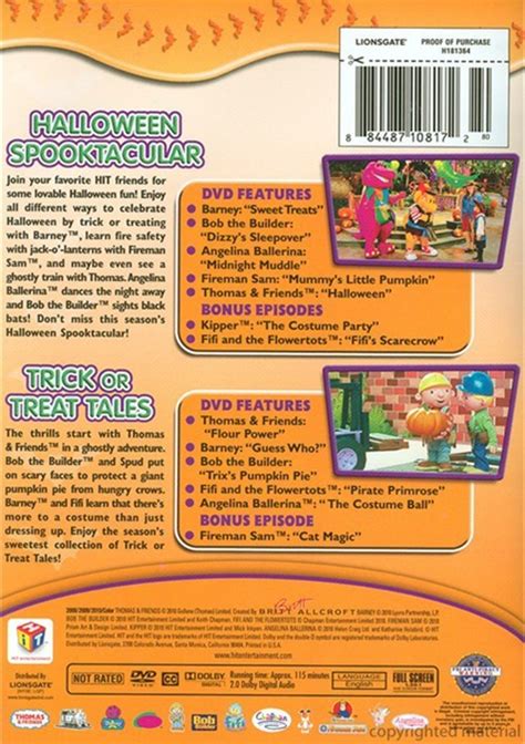 Halloween Spooktacular Trick Or Treat Tales Double Feature Dvd