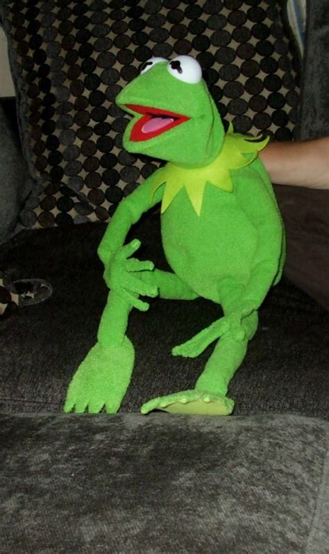 Jim Henson Profesional Kermit The Frog Full Hand Puppet 28