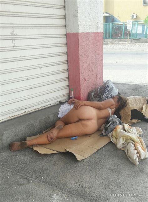 Hot Naked Homeless Woman Porned Up