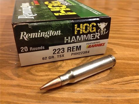 We did not find results for: 223 Rem 62gr Hog Hammer TSX Lead Free - 20 rounds
