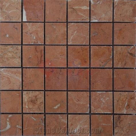 Rojo Alicante Marble Mosaicspain Red Marble Mosaic From China